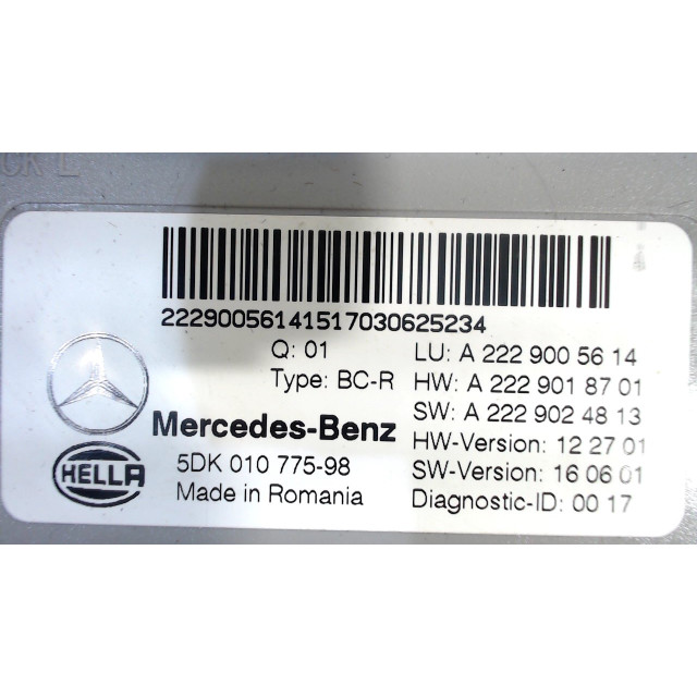 Steuergerät Mercedes-Benz S (W222/V222/X222) (2014 - Präsens) S (W222) Sedan 6.0 S-600 V12 36V Biturbo (M277.980)