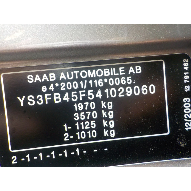 Getriebe manuell Saab 9-3 II Sport Sedan (YS3F) (2002 - 2015) Sedan 1.8t 16V (B207E(Euro 5))