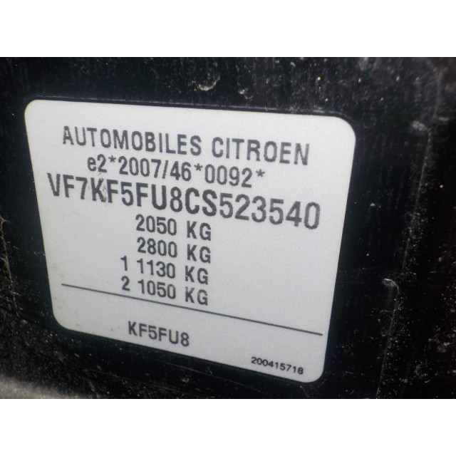 Sound and Vision Citroën DS5 (KD/KF) (2011 - 2015) Hatchback 5-drs 1.6 16V THP 200 (EP6CDTX(5FU))