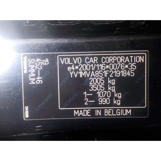 Abstandsregeltempomat Volvo V40 (MV) (2014 - 2019) 2.0 D4 16V (D4204T14)