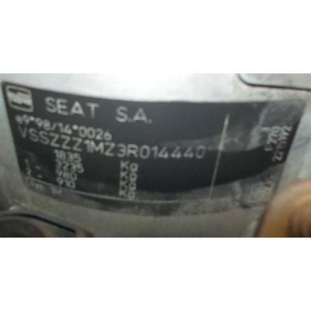 Scheibenwischermechanismus Front Seat Leon (1M1) (2002 - 2005) Hatchback 5-drs 1.9 TDI PD 150 4x4 (ARL)