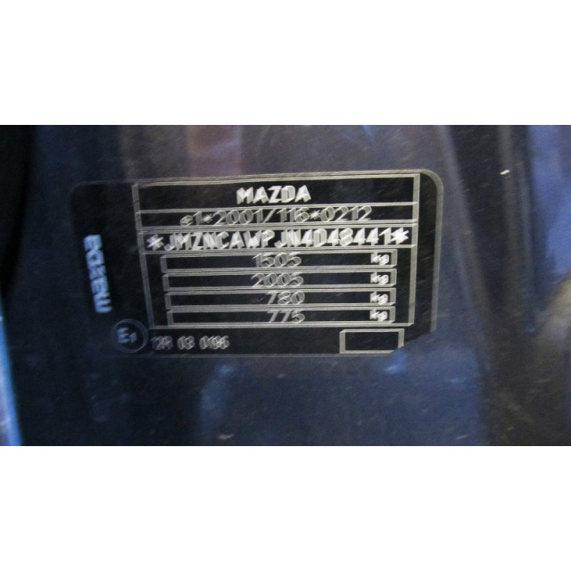 Gasdruckfedersatz hinten Mazda 2 (NB/NC/ND/NE) (2003 - 2007) Hatchback 1.4 16V (FXJA)