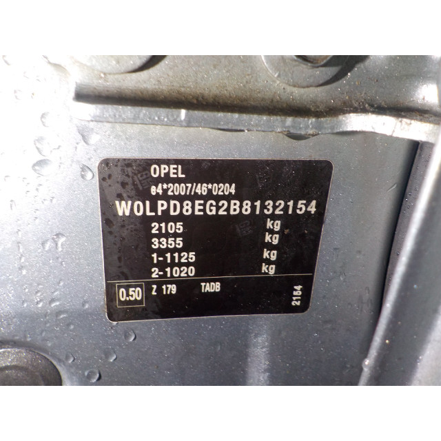 GPS-System Opel Astra J Sports Tourer (PD8/PE8/PF8) (2010 - 2015) Combi 1.7 CDTi 16V (A17DTJ(Euro 5))