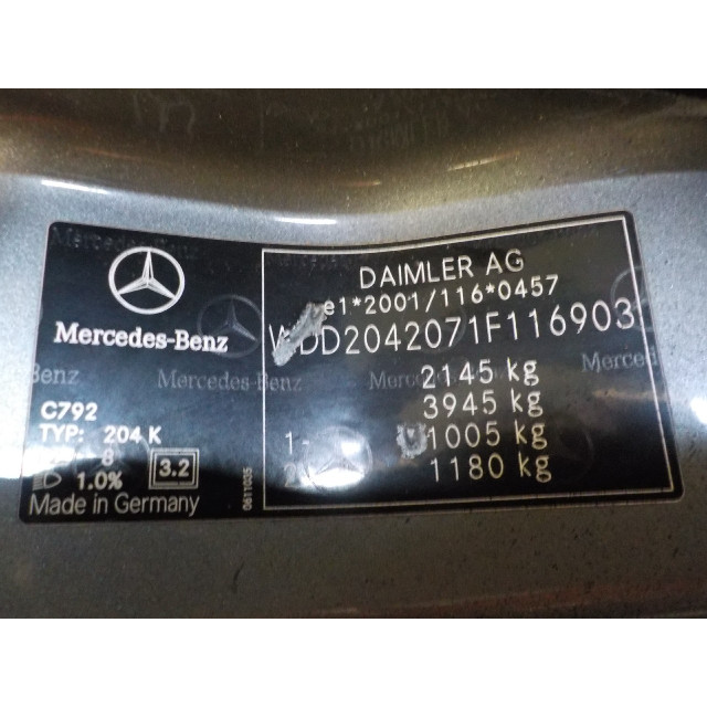 Servolenkungspumpenmotor Mercedes-Benz C Estate (S204) (2007 - 2009) Combi 2.2 C-200 CDI 16V . (OM646.811)