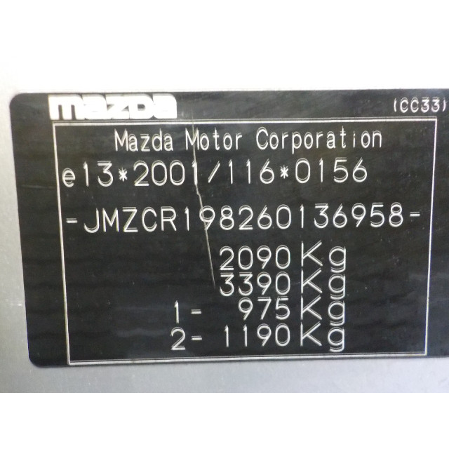 Grill Mazda 5 (CR19) (2005 - 2010) MPV 1.8i 16V (L823)