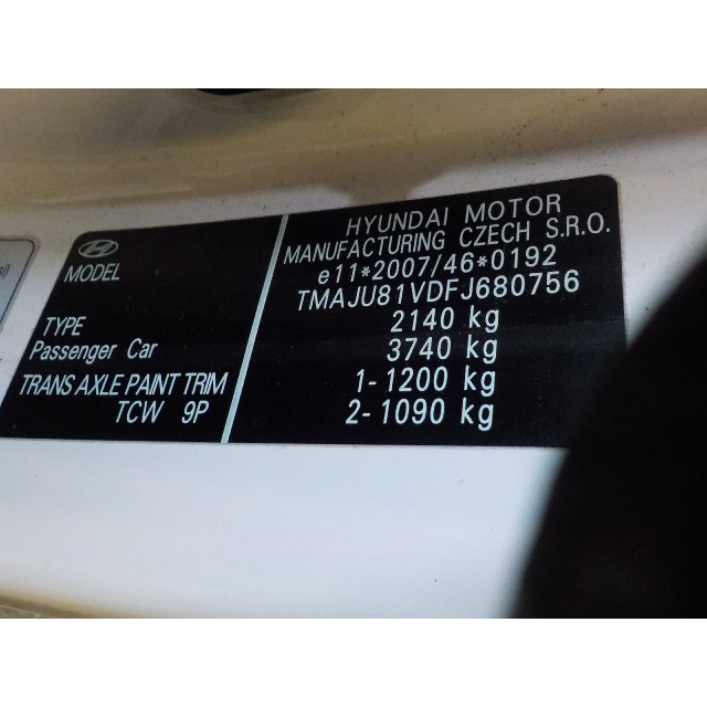 Türverriegelungsmechanismus elektrische Zentralverriegelung vorne rechts Hyundai iX35 (LM) (2010 - Präsens) iX 35 SUV 2.0 CRDi 16V 4x4 (D4HA)
