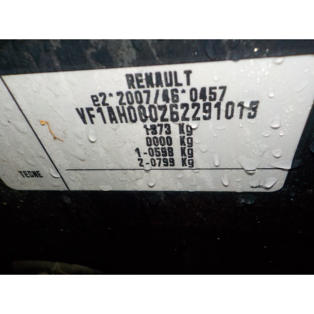 Navigationsanzeige Renault Twingo III (AH) (2014 - Präsens) Hatchback 5-drs 1.0 SCe 70 12V (H4D-400(H4D-A4))