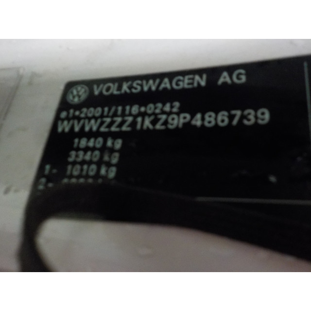 Widerstandsheizung Volkswagen Golf VI (5K1) (2008 - 2012) Hatchback 2.0 TDI 16V (CBDC)
