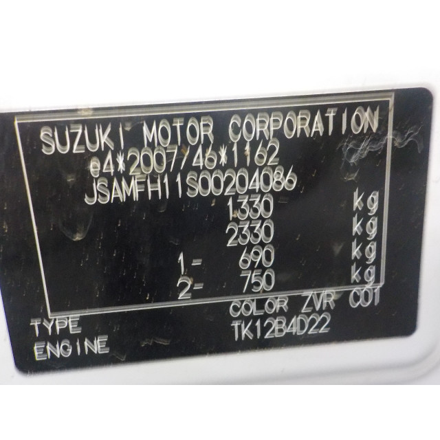 Klimaanlagenpumpe Suzuki Ignis (MF) (2016 - Präsens) Hatchback 5-drs 1.2 Dual Jet 16V (K12C)
