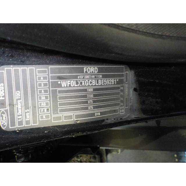 Elektrisch betriebene Fensterhebermechanismus vorne links Ford Focus 3 Wagon (2011 - Präsens) Focus III Wagon Combi 1.6 TDCi (T1DA)