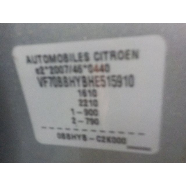 Türverriegelungsmechanismus elektrische Zentralverriegelung vorne rechts Citroën C4 Cactus (0B/0P) (2014 - Präsens) Hatchback 5-drs 1.6 Blue Hdi 100 (DV6FD(BHY))