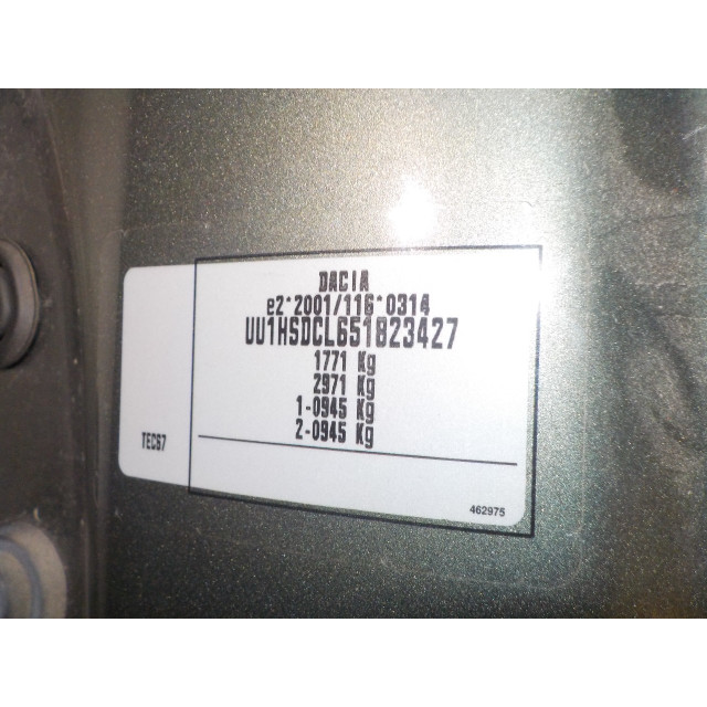 Klimaanlagenpumpe Dacia Duster (HS) (2013 - 2018) SUV 1.5 dCi (K9K-612(K9K-C6))