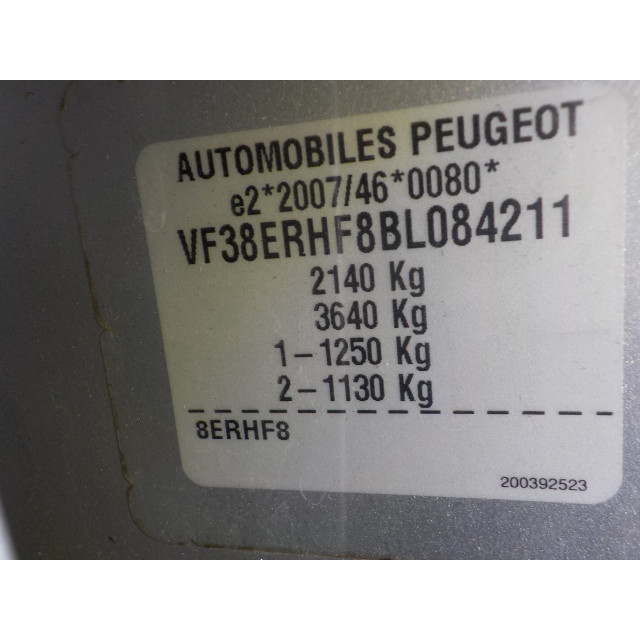 Verstrebung hinten rechts Peugeot 508 SW (8E/8U) (2010 - 2018) Combi 2.0 HDiF 16V (DW10BTED4(RHF))
