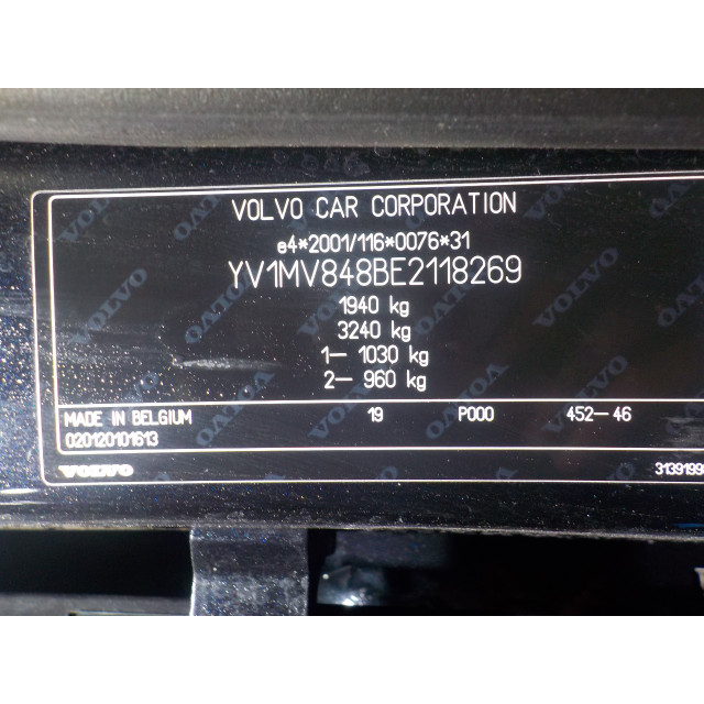 Bedienkonsole Verschiedenes Volvo V40 (MV) (2012 - 2016) 1.6 D2 (D4162T)