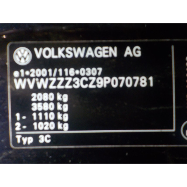 Anlasser Volkswagen Passat (3C2) (2008 - 2010) Sedan 2.0 TDI 16V Bluemotion (CBDC)