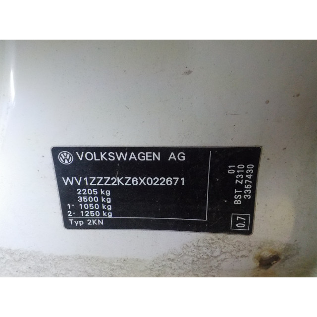 Bedienkonsole Heizung Volkswagen Caddy III (2KA/2KH/2CA/2CH) (2004 - 2010) Van 2.0 SDI (BST)