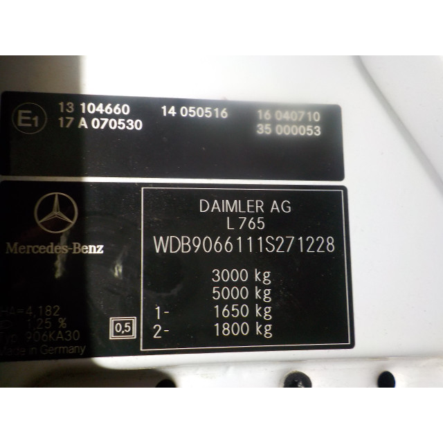 ABS-Pumpe Mercedes-Benz Sprinter 3/5t (906.63) (2008 - 2009) Sprinter 3.5t (906.63) Van 311 CDI 16V 4x4 (OM646.985)