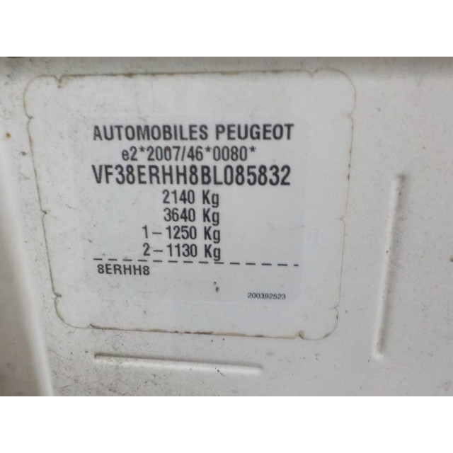 Elektrisch betriebene Fensterhebermechanismus vorne links Peugeot 508 SW (8E/8U) (2010 - 2018) Combi 2.0 HDiF 16V (DW10CTED4(RHH))