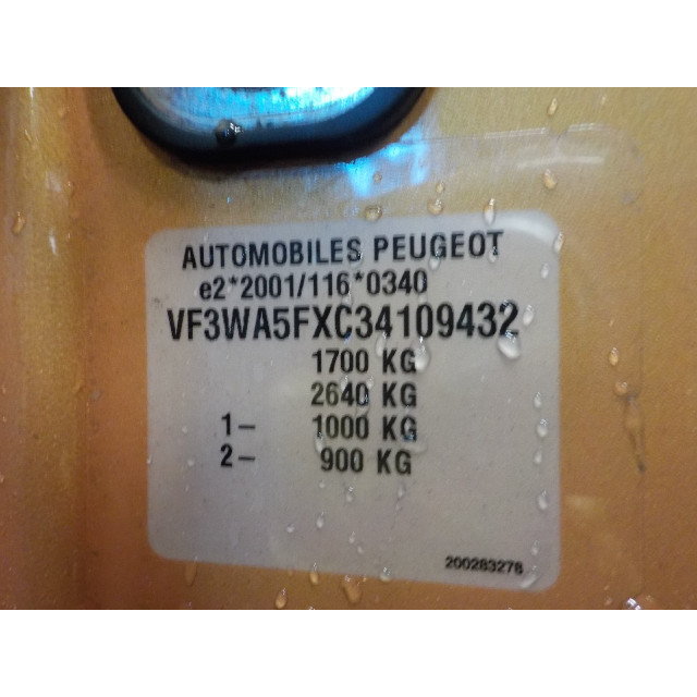 Vorderkante Verriegelungsplatte Peugeot 207/207+ (WA/WC/WM) (2006 - 2013) Hatchback 1.6 16V GT THP (EP6DT(5FX))