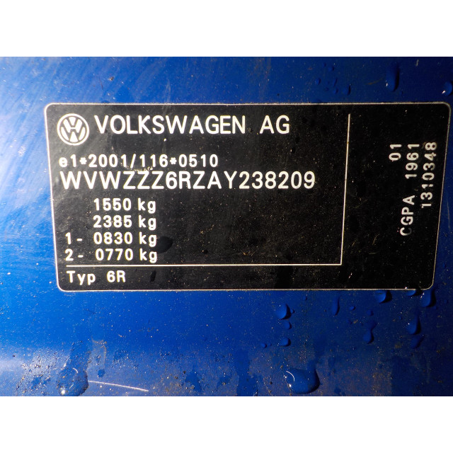Gasdruckfedersatz hinten Volkswagen Polo V (6R) (2009 - 2012) Polo (6R) Hatchback 1.2 12V (CGPA)