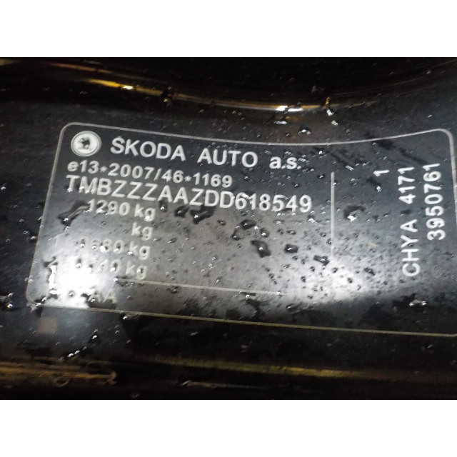 Elektrisch betriebene Fensterhebermechanismus vorne rechts Skoda Citigo (2011 - 2019) Hatchback 1.0 12V (CHYA)