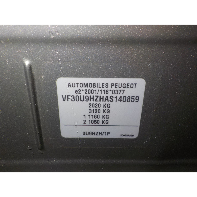 Schalter sonstige Peugeot 3008 I (0U/HU) (2009 - 2016) MPV 1.6 HDiF 16V (DV6TED4.FAP(9HZ))