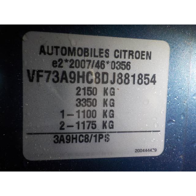 Türverriegelungsmechanismus elektrische Zentralverriegelung vorne links Citroën C4 Grand Picasso (3A) (2013 - 2018) MPV 1.6 HDiF, Blue HDi 115 (DV6C(9HC))