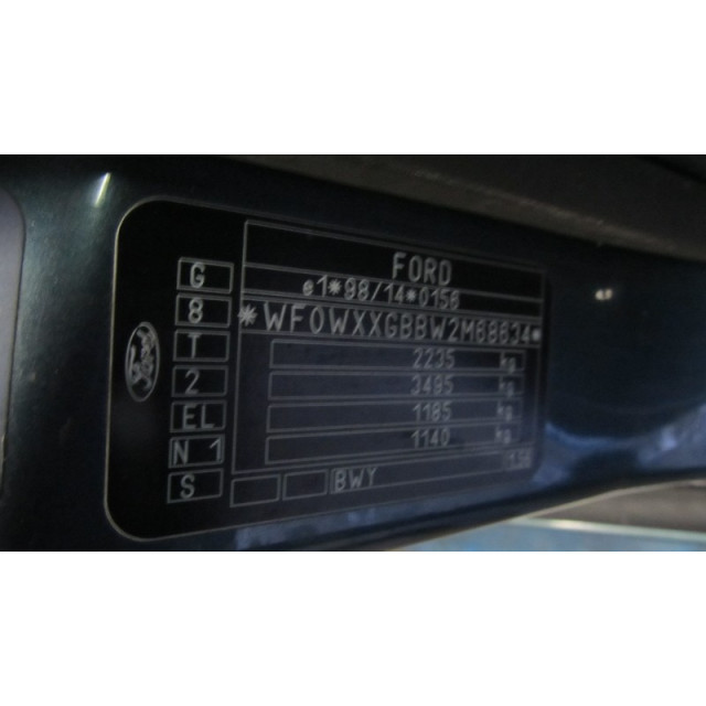 Rechter Außenspiegel elektrisch Ford Mondeo III Wagon (2001 - 2007) Combi 2.0 TDCi 130 16V (FMBB)