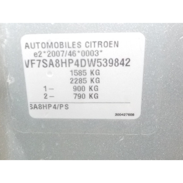 Steuerung elektrische Fensterheber Citroën DS3 (SA) (2010 - 2015) Hatchback 1.4 HDi (DV4C(8HP))