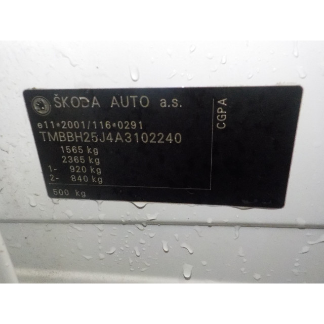 Rechter Außenspiegel elektrisch Skoda Fabia II (5J) (2007 - 2014) Hatchback 5-drs 1.2i 12V (CGPA)
