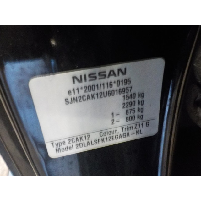 Cockpit Nissan Micra C+C (K12) (2005 - 2011) Cabrio 1.4 16V (CR14DE)