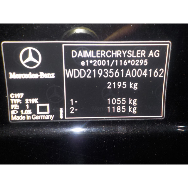 Elektrisches Schiebedach Mercedes-Benz CLS (C219) (2004 - 2010) Sedan 350 3.5 V6 18V (M272.964)