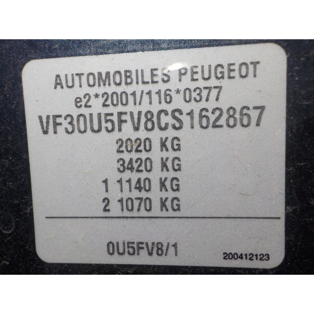 Lichtmaschine Peugeot 3008 I (0U/HU) (2009 - 2016) MPV 1.6 16V THP 155 (EP6CDT(5FV))