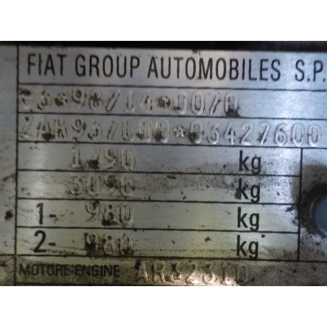 Türverriegelungsmechanismus elektrische Zentralverriegelung vorne links Alfa Romeo 147 (937) (2001 - 2010) Hatchback 2.0 Twin Spark 16V (AR32.310)
