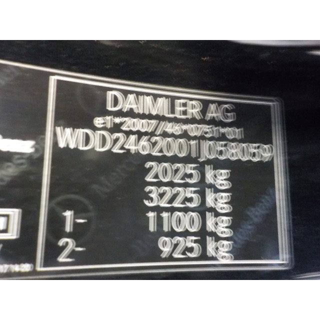 Lüftermotor Heizung Mercedes-Benz B (W246/242) (2011 - Präsens) Hatchback 1.8 B-180 CDI BlueEFFICIENCY 16V (OM651.901)
