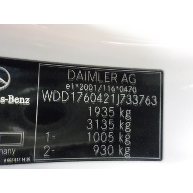Lichtschalter Mercedes-Benz A (W176) (2012 - 2018) Hatchback 1.6 A-180 16V (M270.910)
