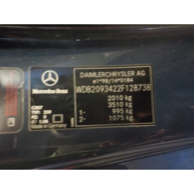 Kompressor Mercedes-Benz CLK (W209) (2002 - 2009) Coupé 1.8 200 K 16V (M271.940)