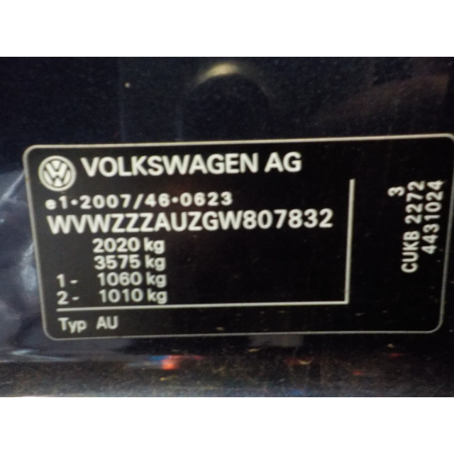 Gasdruckfeder vorne rechts Volkswagen Golf VII (AUA) (2014 - 2020) Hatchback 1.4 GTE 16V (CUKB)