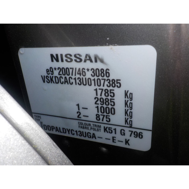 Hintere Stoßstange Nissan/Datsun Pulsar (C13) (2013 - Präsens) Hatchback 1.6 GT DiG-T 16V (MR16DDT(Euro 5))