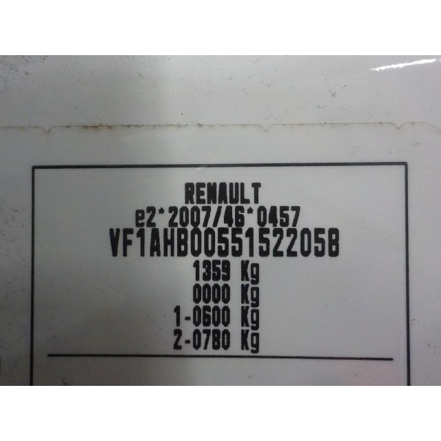 Getriebe manuell Renault Twingo III (AH) (2014 - Präsens) Hatchback 5-drs 1.0 SCe 70 12V (H4D-400(H4D-A4))