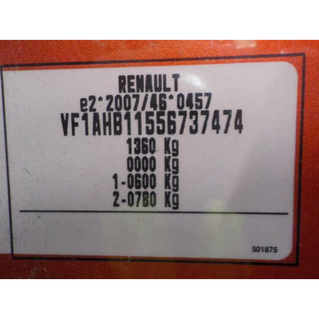 Behälter für Scheibenwaschanlage Renault Twingo III (AH) (2014 - Präsens) Hatchback 5-drs 1.0 SCe 70 12V (H4D-400(H4D-A4))