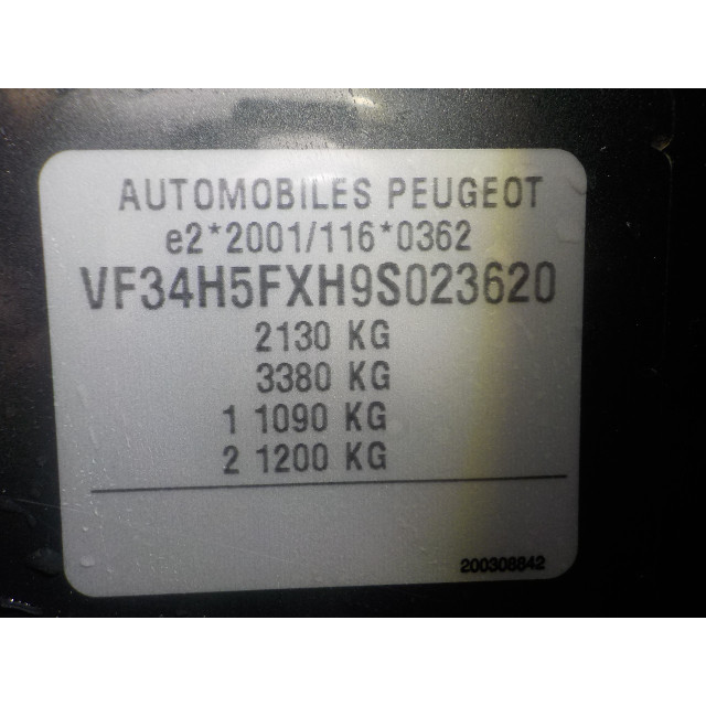 Türverriegelungsmechanismus elektrische Zentralverriegelung hinten rechts Peugeot 308 SW (4E/H) (2007 - 2014) Combi 5-drs 1.6 16V THP 150 (EP6DT(5FX))