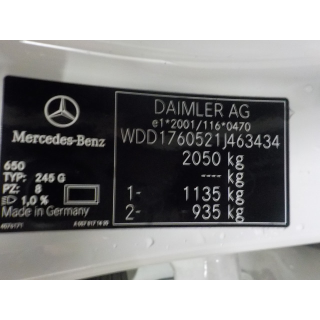 Tragarm rechts hinten Mercedes-Benz A (W176) (2015 - 2018) A-Klasse AMG (W176) Hatchback 2.0 A-45 AMG Turbo 16V 4-Matic (M133.980)