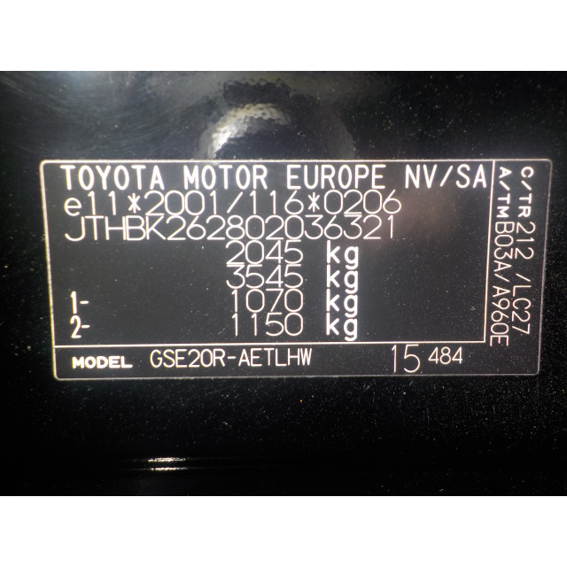 Türverriegelungsmechanismus elektrische Zentralverriegelung vorne links Lexus IS (2005 - 2013) Sedan 250 2.5 V6 24V (4GRFSE)