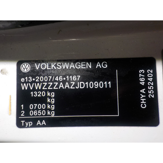 Scheibenwischermotor hinten Volkswagen Up! (121) (2011 - 2020) Hatchback 1.0 12V 60 (CHYA)