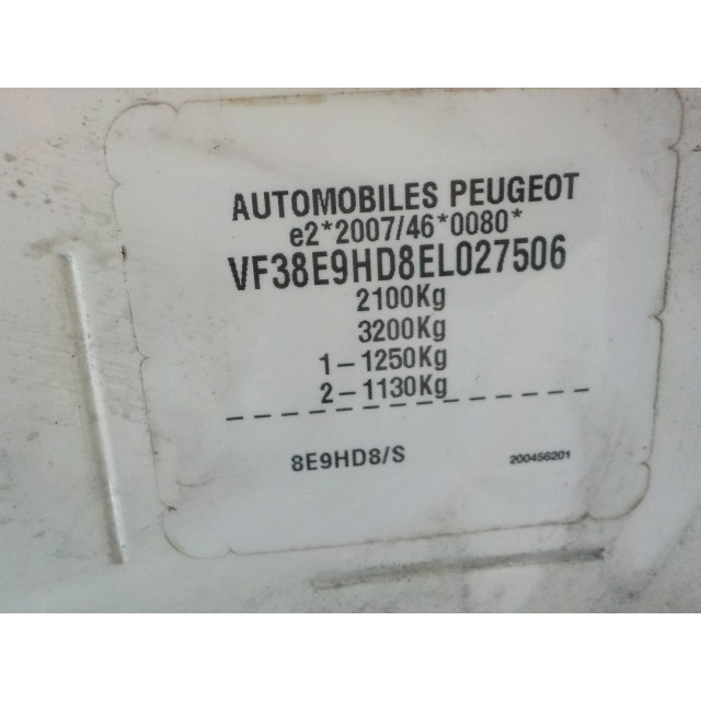 Türverriegelungsmechanismus elektrische Zentralverriegelung vorne rechts Peugeot 508 SW (8E/8U) (2012 - 2018) Combi 1.6 HDiF 16V (DV6C(9HR))